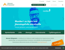 Tablet Screenshot of akavanerityisalat.fi